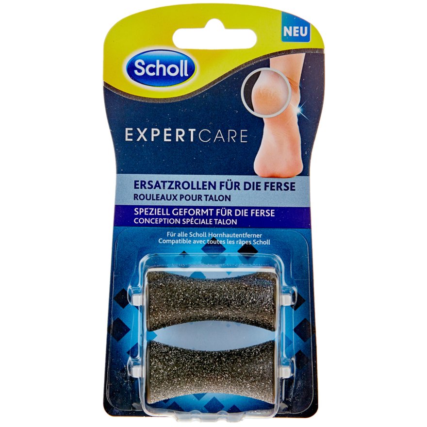 SCHOLL Expert Care Ersatzrollen für die Ferse Ultra Stark 2 Stk