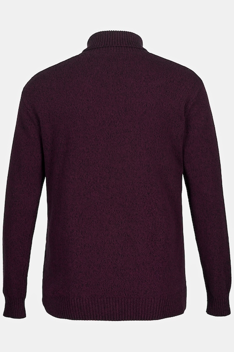STHUGE Rollkragenpullover, Rippstrick, Langarm, bis 8 XL