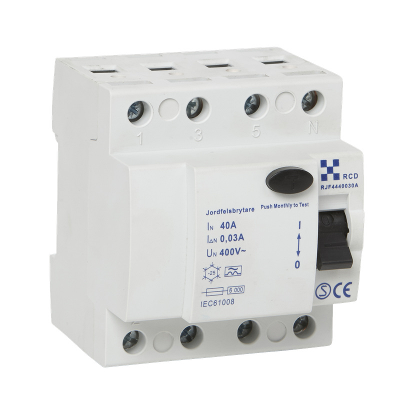 Jordfeilbryter IP20 40 A