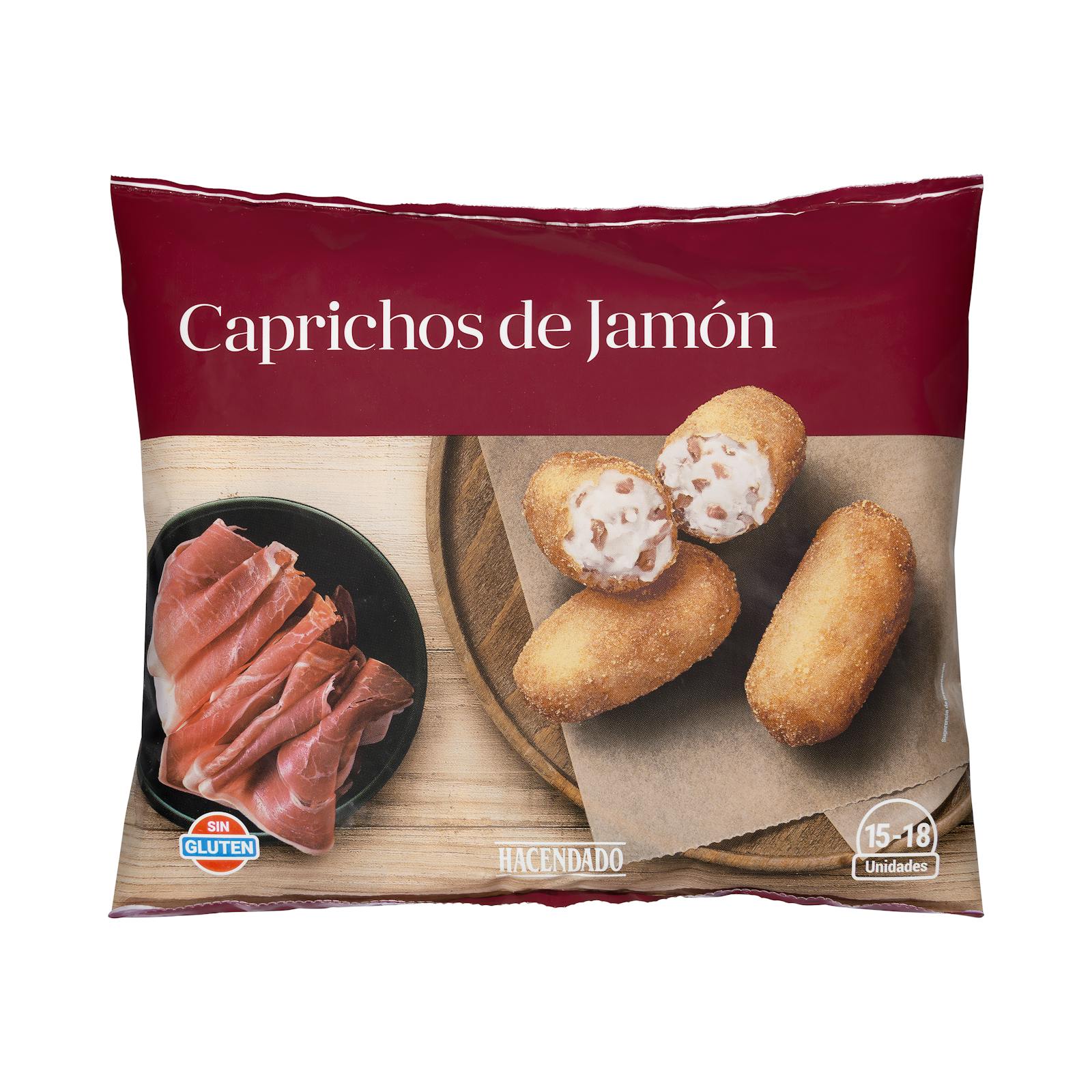 Croquettes Caprichos surgelées au jambon Hacendado