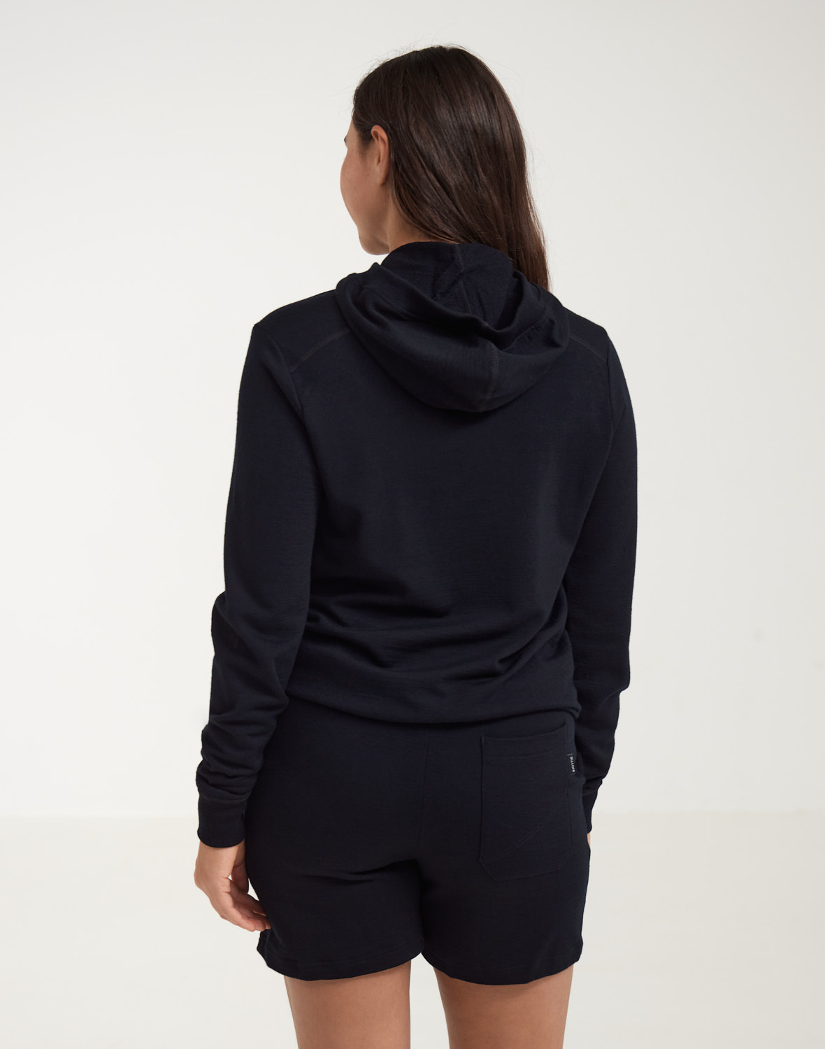 Hoodie van merinowol voor dames - Gratis Verzending