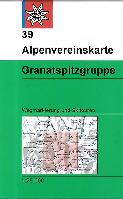 ALPENVEREIN - 39 GRANATSPITZGRUPPE 1 25 000