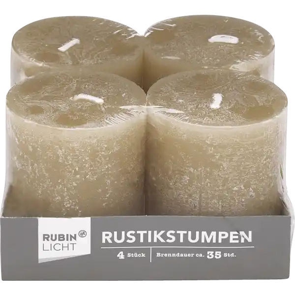 Rustik 4er-Set 80 / 68 greige