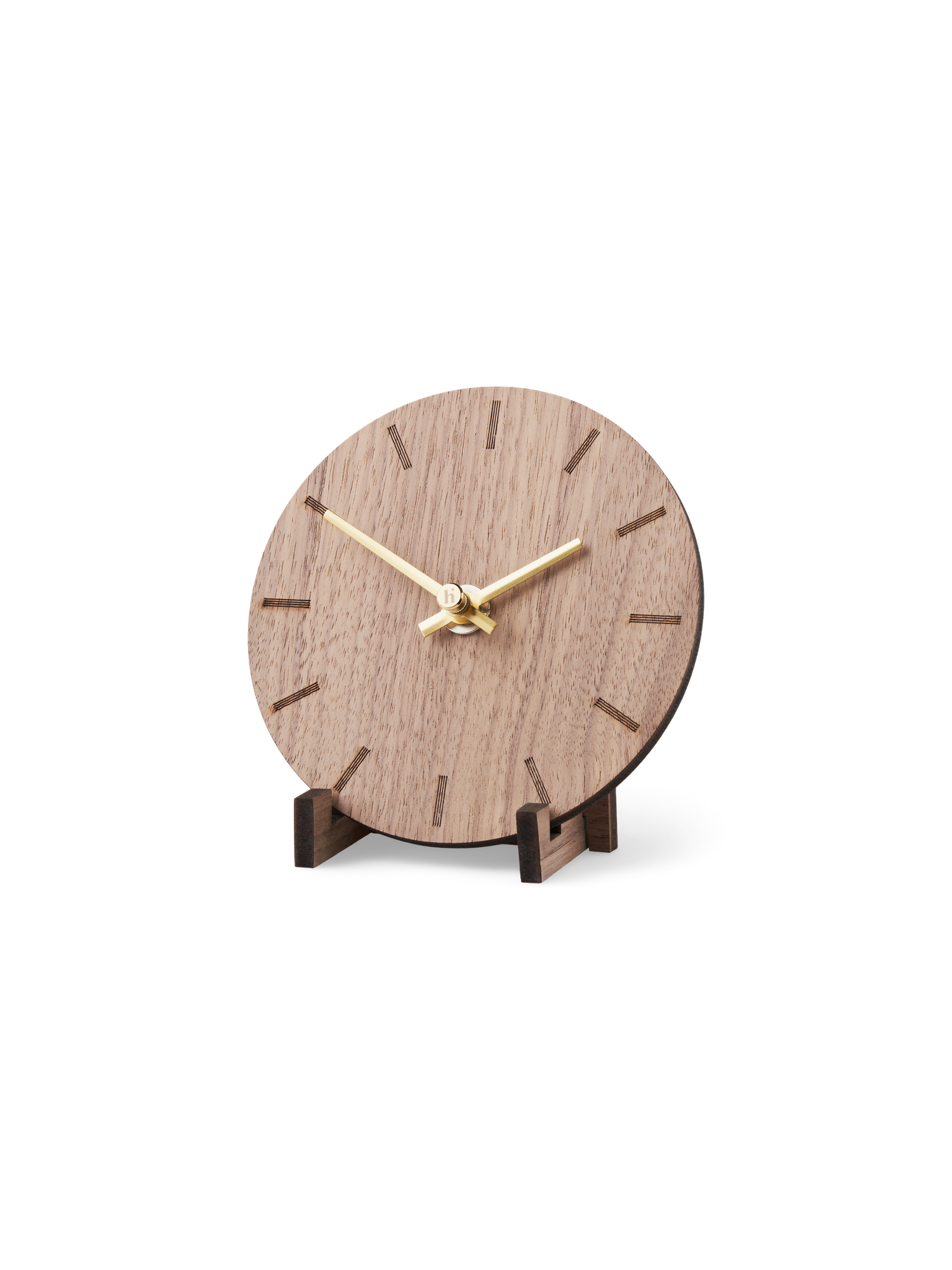 Vægur Walnut Ø12 | Valnøddefiner. Ø12. | Dark Wood | Hemverk