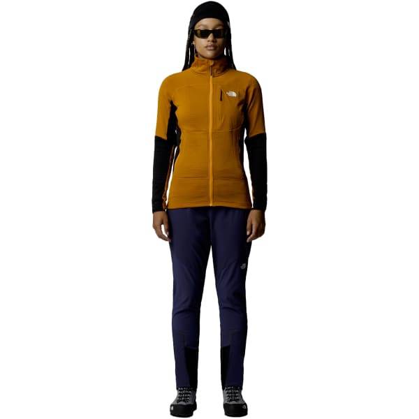 Veste polaire ski rando THE NORTH FACE W STORMGAP POWERGRID JACKET IRON CITRUS/TNF BLACK
