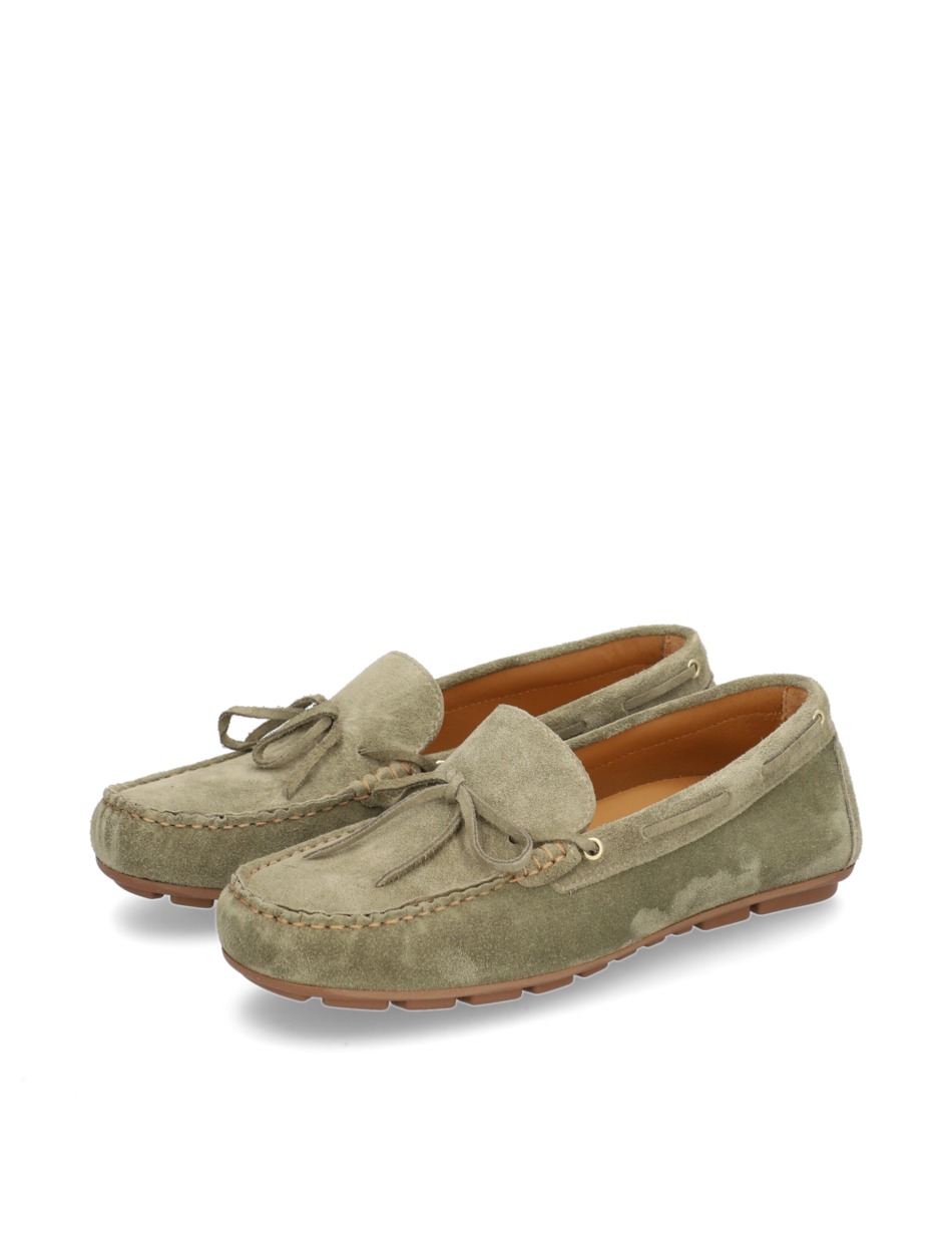 Veloursleder Slipper sportiv