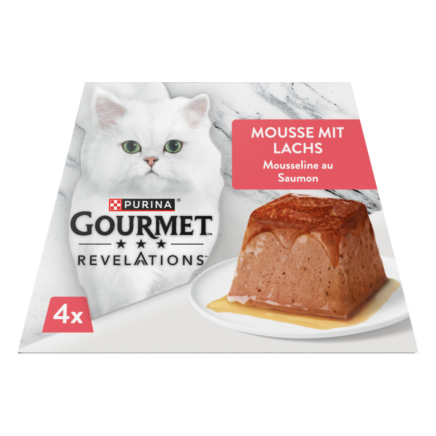 Gourmet Revelations Katzenfutter Mousse Lachs 4x57g