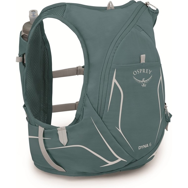 Osprey Dyna 6 w/Flasks Cascade Blue/Silver Lining