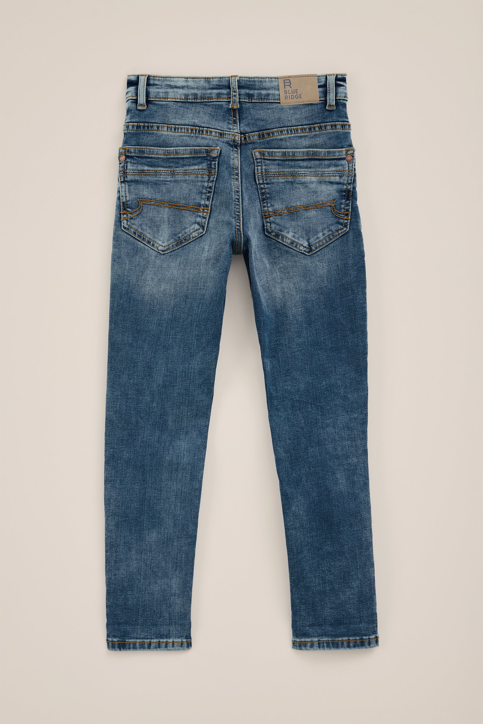 Jongens regular fit jeans met stretch Blue Ridge Felblauw