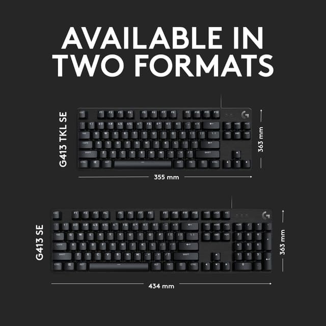 Logitech G413 TKL SE gaming tastatur