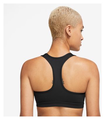 Brassière Nike Swoosh Medium Support Noir