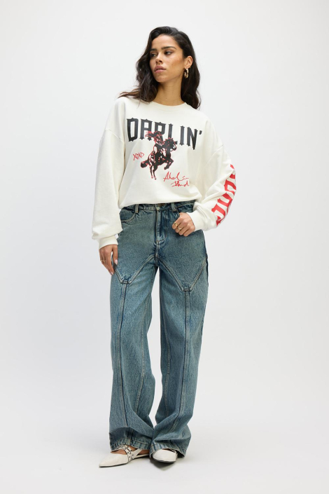 Refined Department witte dames sweater