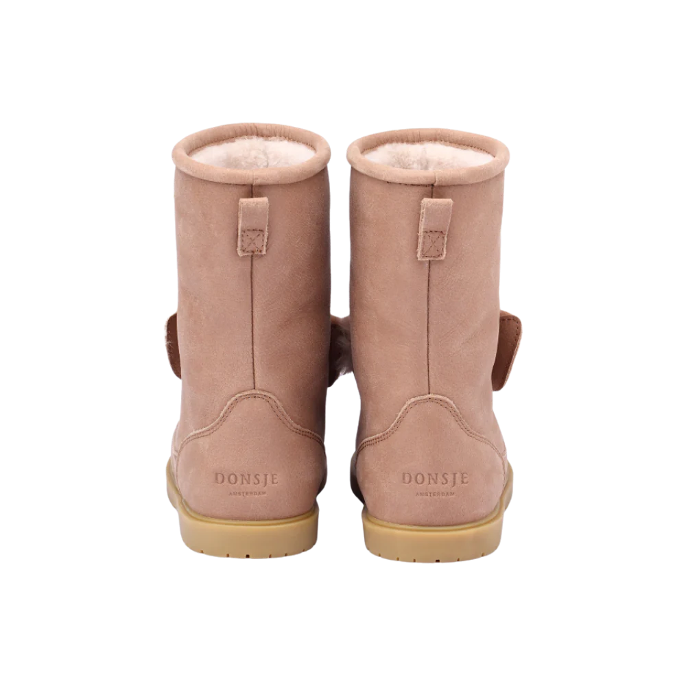 Wadudu Exclusive Boots | Fluffy Bunny | Hazelnut Leather