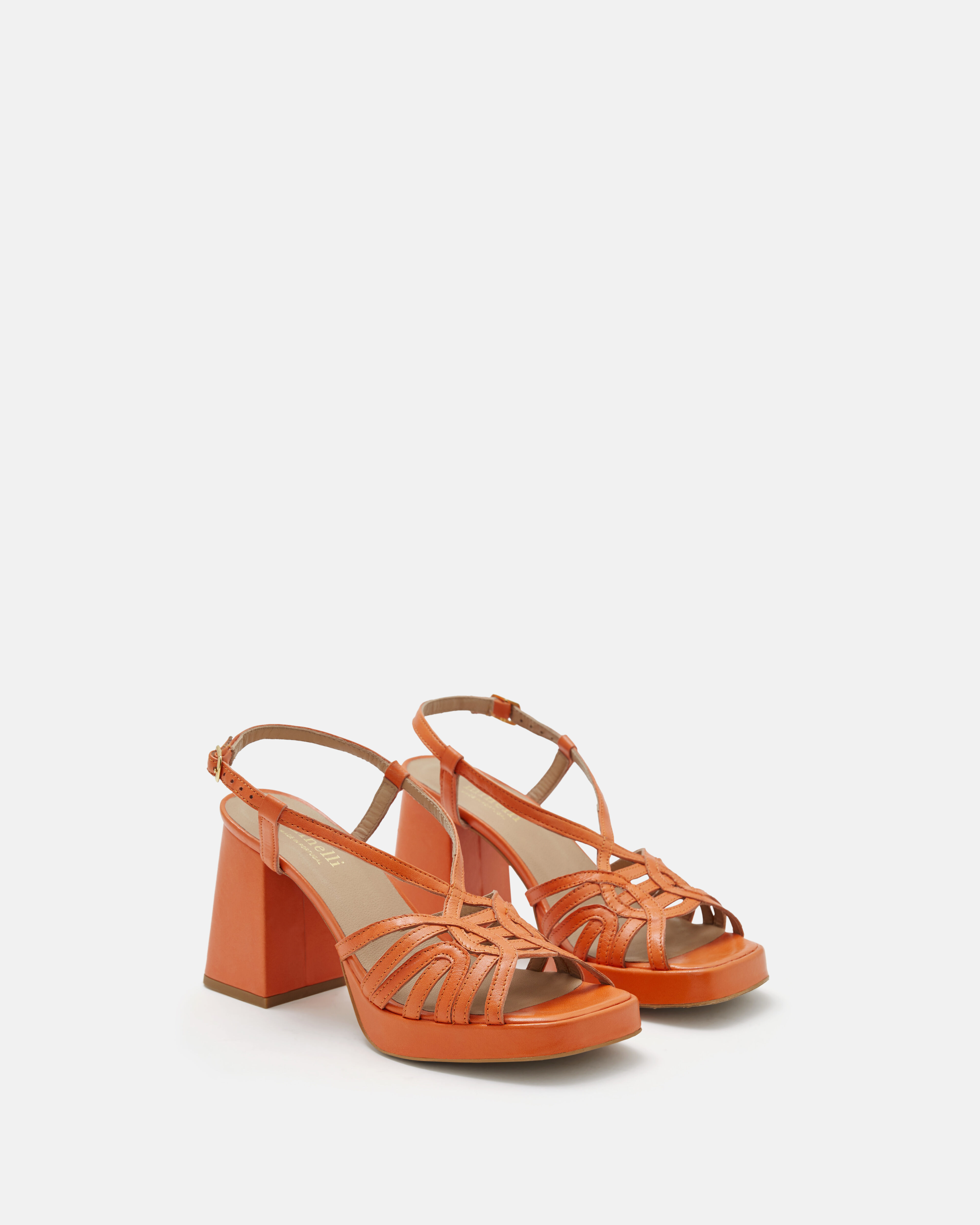 SANDALE COMPENSEE MARAZA Orange