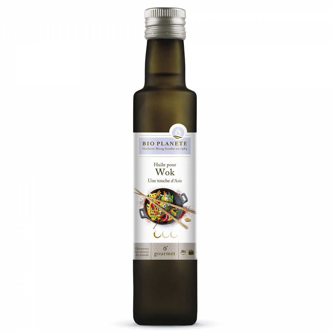 Mélange d'huiles bio pour wok