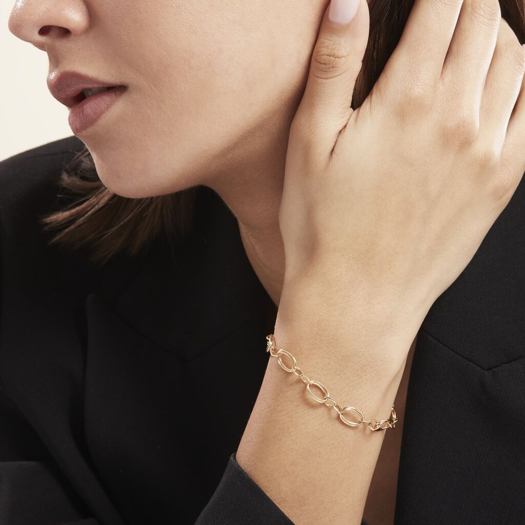 Bracelet Maille Or Jaune Merianne