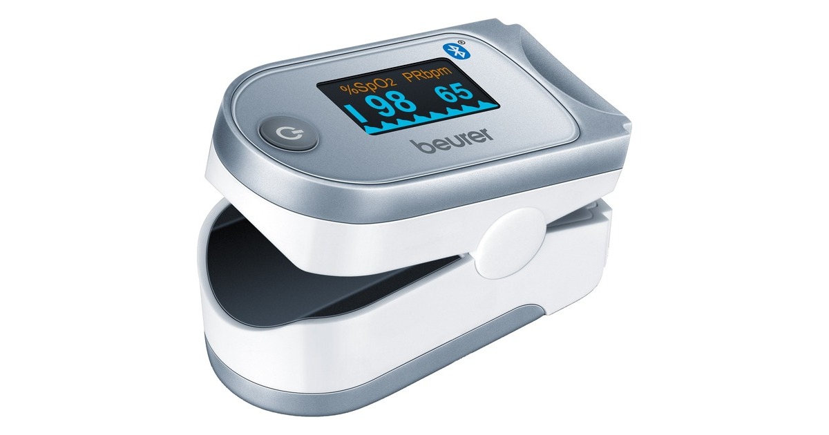 BeurerPulse-oximeter PO 60 pulsoximeter  (Zilver)