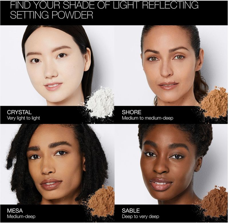 NARS Light Reflecting Geperste Fixatiepoeder 10g (Verschillende Tinten) - Mesa