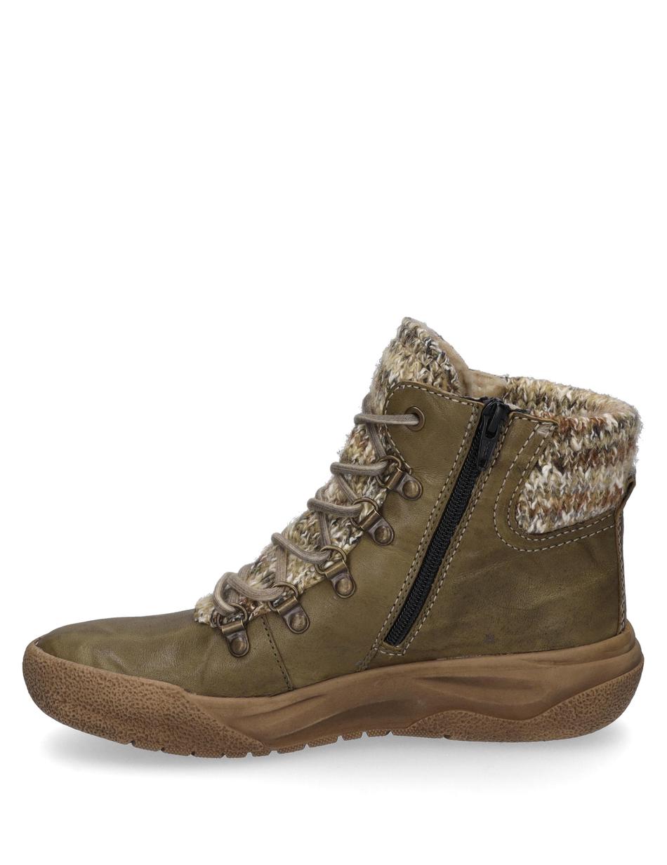 Stiefelette Alina 53, oliv-kombi