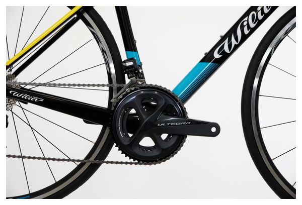 Vélo de Route Wilier Triestina Garda Rim Shimano Ultegra Di2 11V 700 mm Noir Bleu Astana