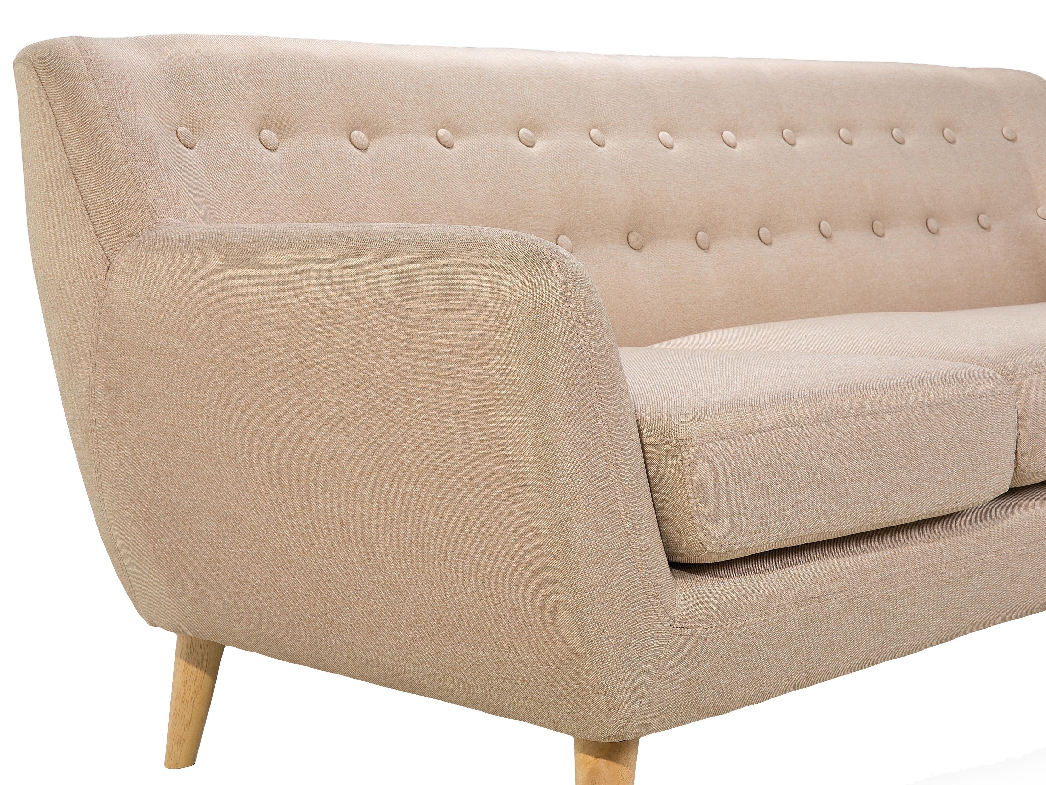 Bank 3-zits MOTALA Stof Beige