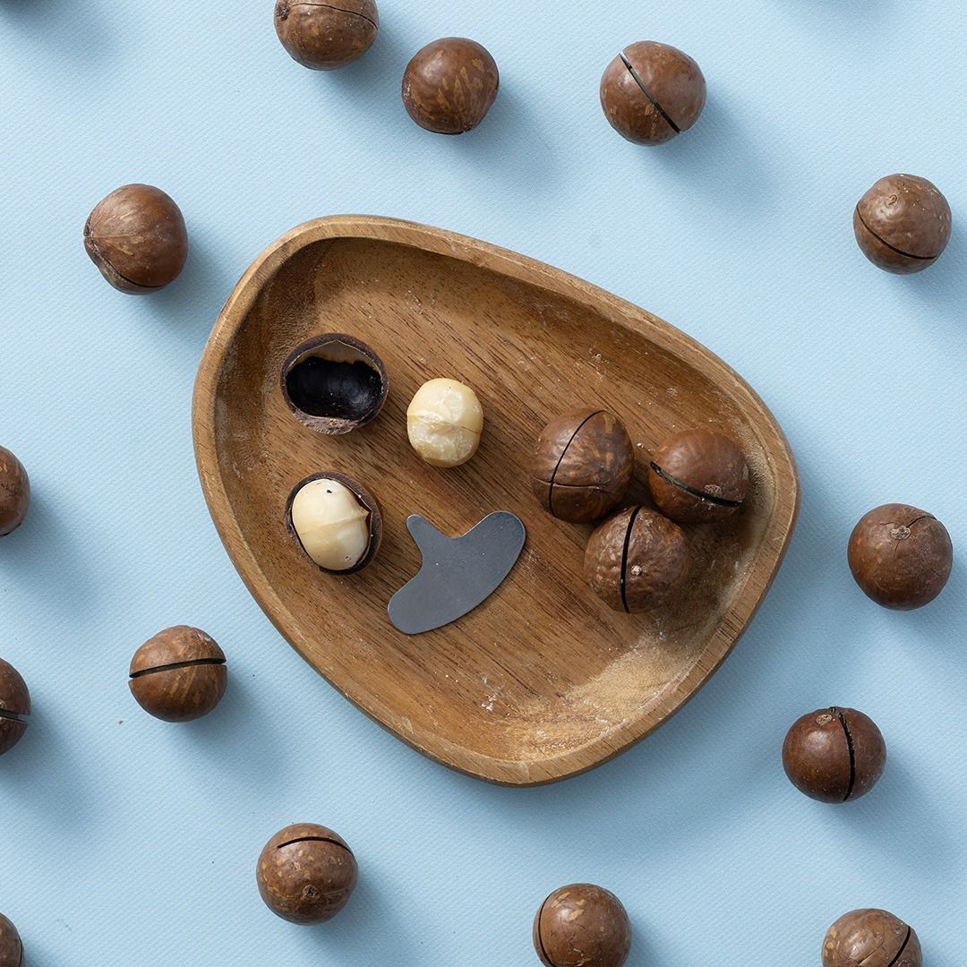 Macadamia noten in dop geroosterd gezouten