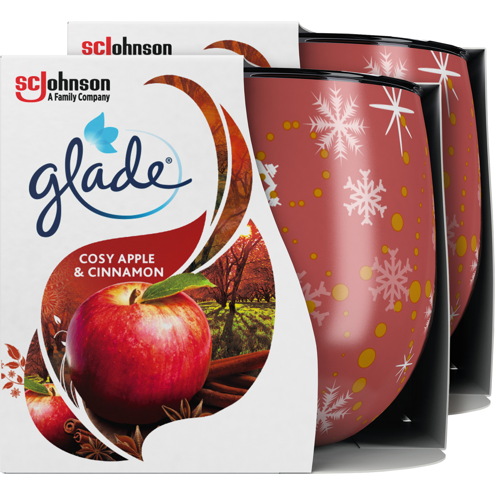 Glade Duftkerze Apfel & Zimt