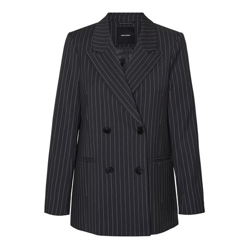 Vero Moda Lyla Pinstripe Blazer, Grey Pinstripe, 42