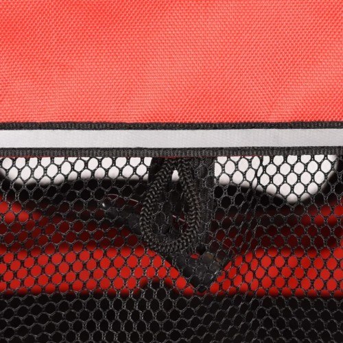 Reboque para bicicleta Romero para cães, vermelho