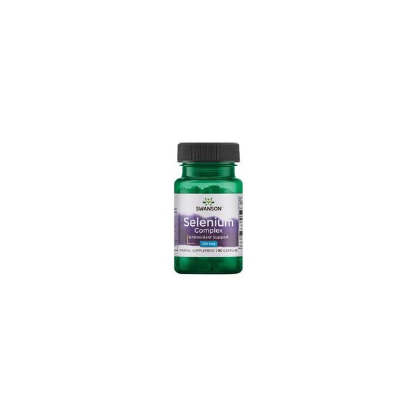 Swanson Complexo de Selênio 200mcg 90 Cápsulas