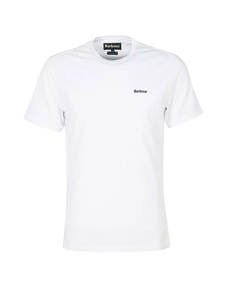 BARBOUR T-Shirt LANGDON weiss