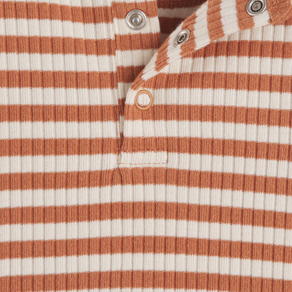 COLEÇÃO LA REDOUTE<br>Conjunto de 2 pijamas de algodão de duas peças, com listras e bolinhas