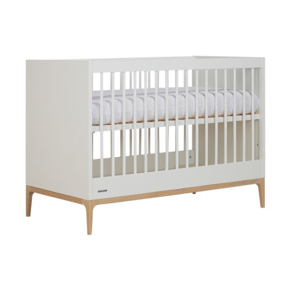 Kidsmill Modular 2 Ledikant - 60 x 120 cm - Mat Wit / Eiken