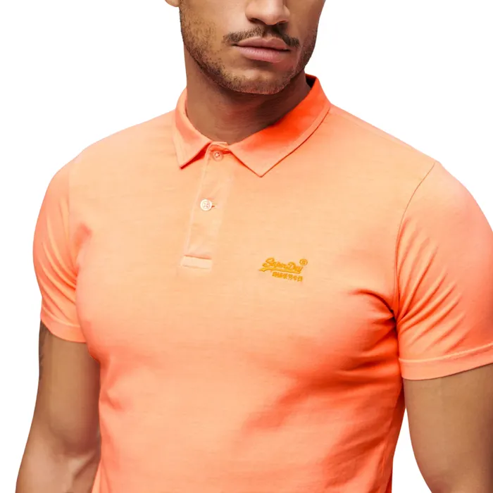 Superdry Essential Logo Neon Polo Heren