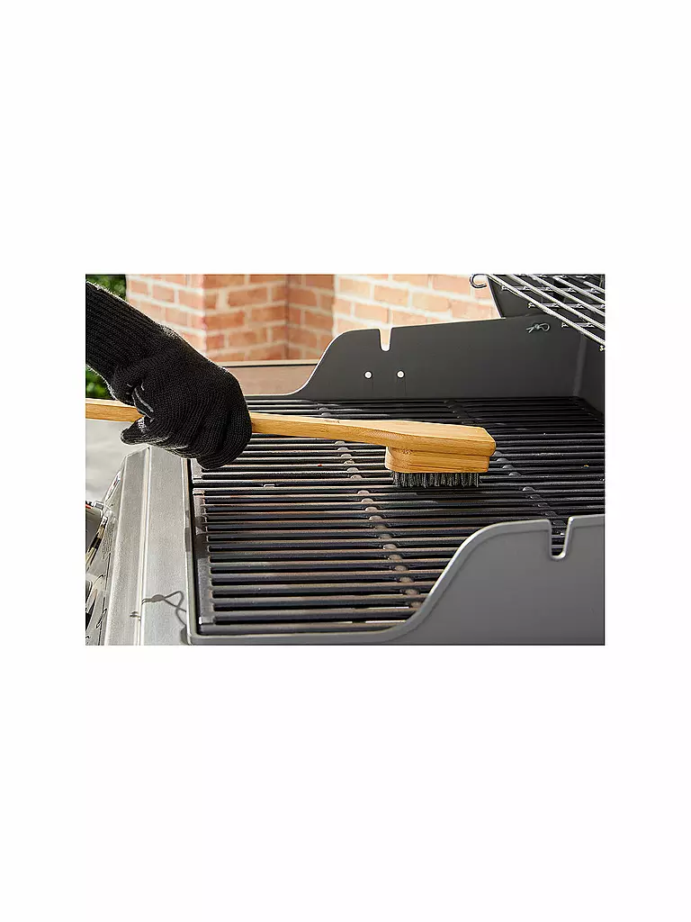 WEBER GRILL Grillbürste Bambus 45cm braun
