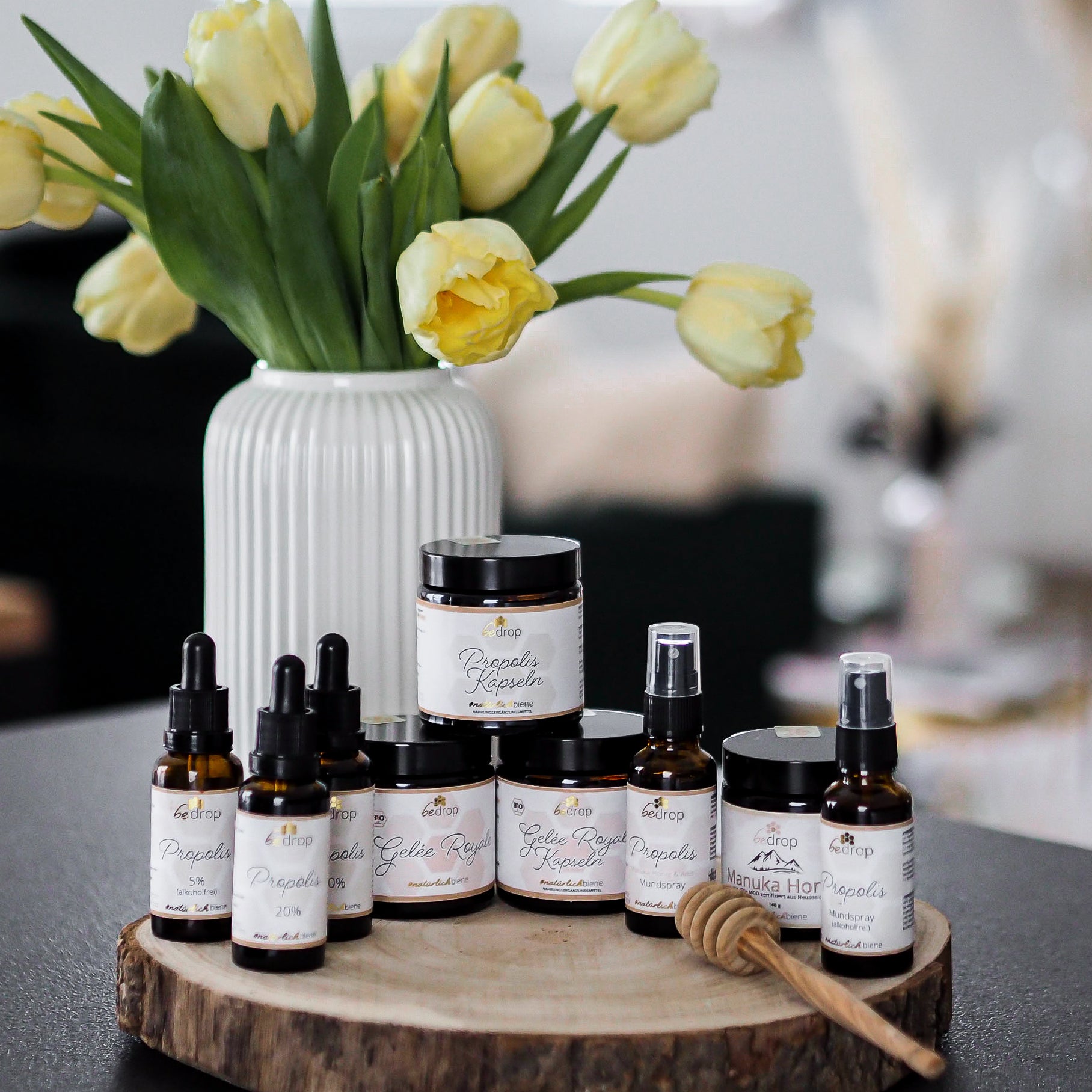 All-in-One-Set | Propolis + Gelée Royale + Manuka Honig + Bee-Cream + Lotion + Seife + BeeBalm + Deo + Shampoo