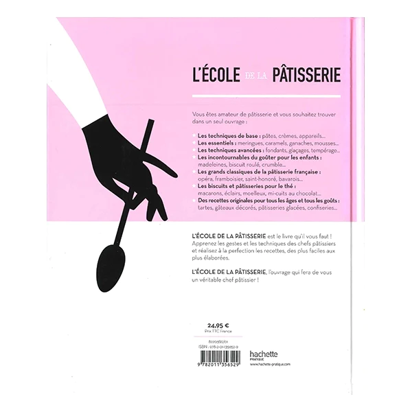 Livre L'école de la pâtisserie Hachette pratique