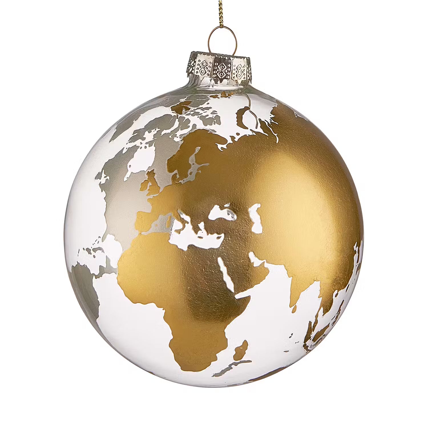 HANG ON Weihnachtskugel Weltkugel 6er-Set