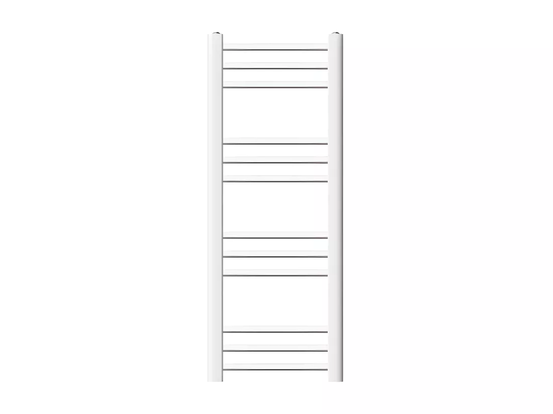 Radiateur de salle de bain Sahara raccord latéral sèche-serviettes blanc 30x80cm