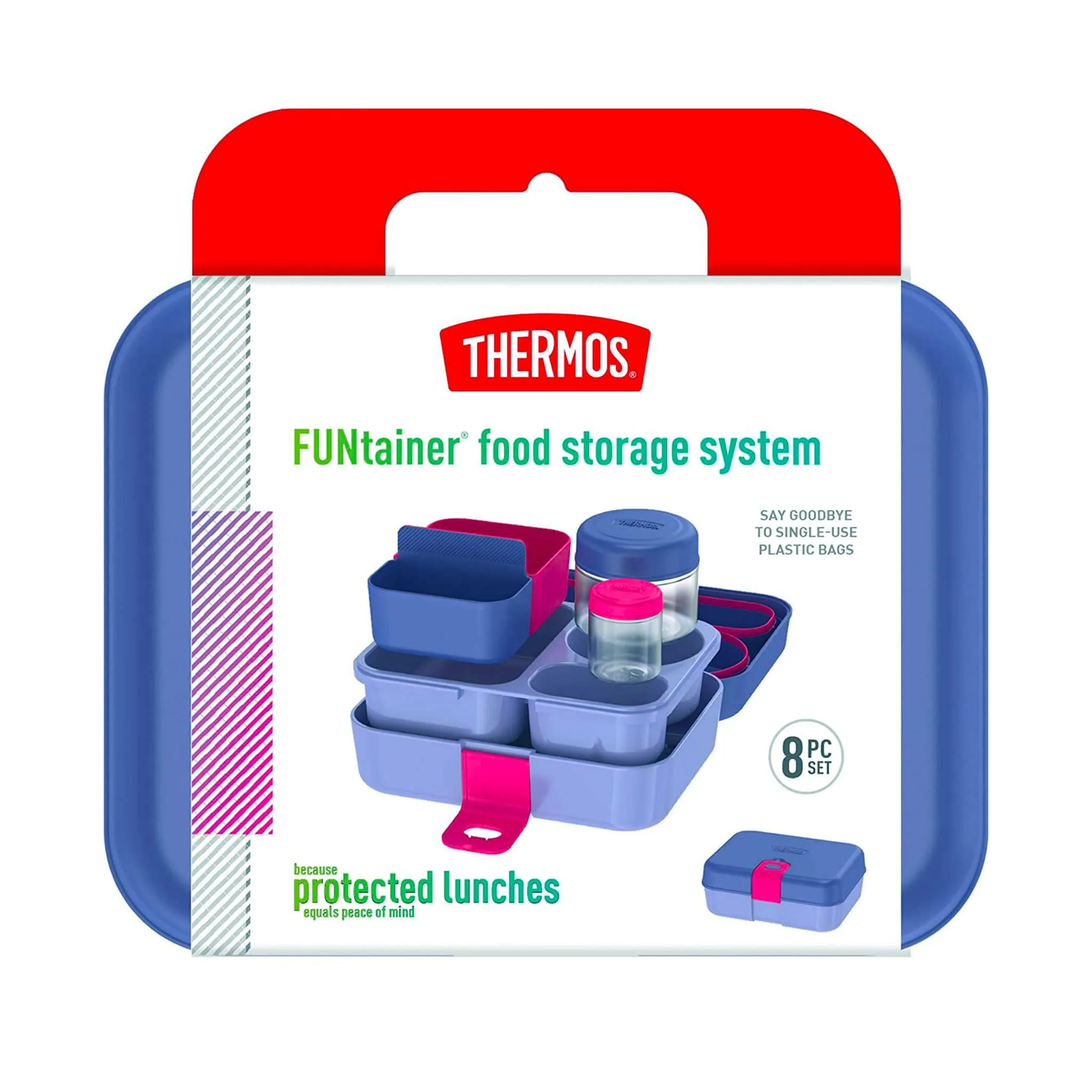 Thermos Boite à Lunch avec Compartiments 8 Pièces