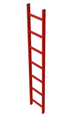 Zarges schachtladder, vrije breedte 400 mm, GVK, 15 sporten