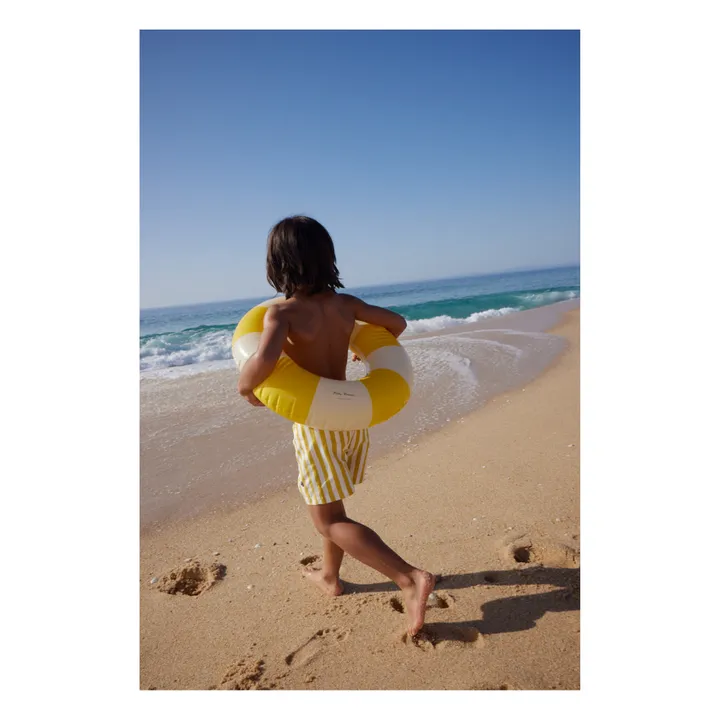Petit Bateau Short de Bain Mimissicu Rayé | Jaune