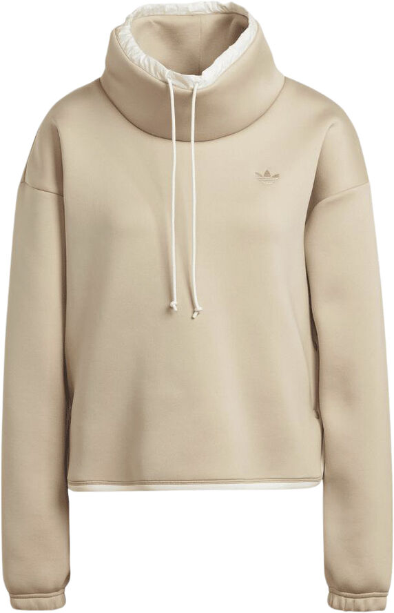 adidas funnel neck sweater Beige