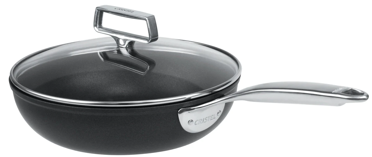 Sauteuse aluminium Castel'Pro fixe 28cm Cristel
