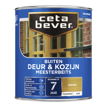 CetaBever Meesterbeits Deur & Kozijn zijdeglans transparant grenen 750 ml