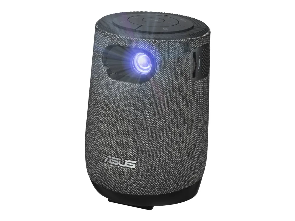 ASUS ZenBeam Latte L1 - DLP-projektor - LED - 300 lumen - 1280 x 720 - 16:9 - 720p - kort kast fikseret objektiv - Wi-Fi / Bluetooth - grå, sort