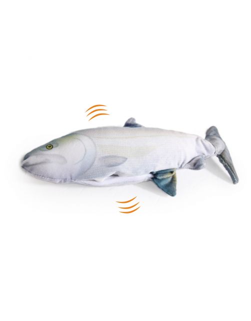 All For Paws Fish Sardine - Kattenspeelgoed - 28x12x5.5 cm Multi-Color