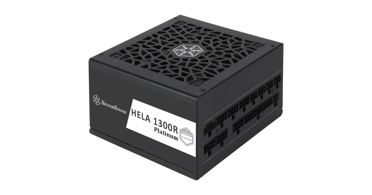 SilverStoneHELA 1300R Platinum, modulaire 1300 watt voeding   (Zwart, 8x PCIe)