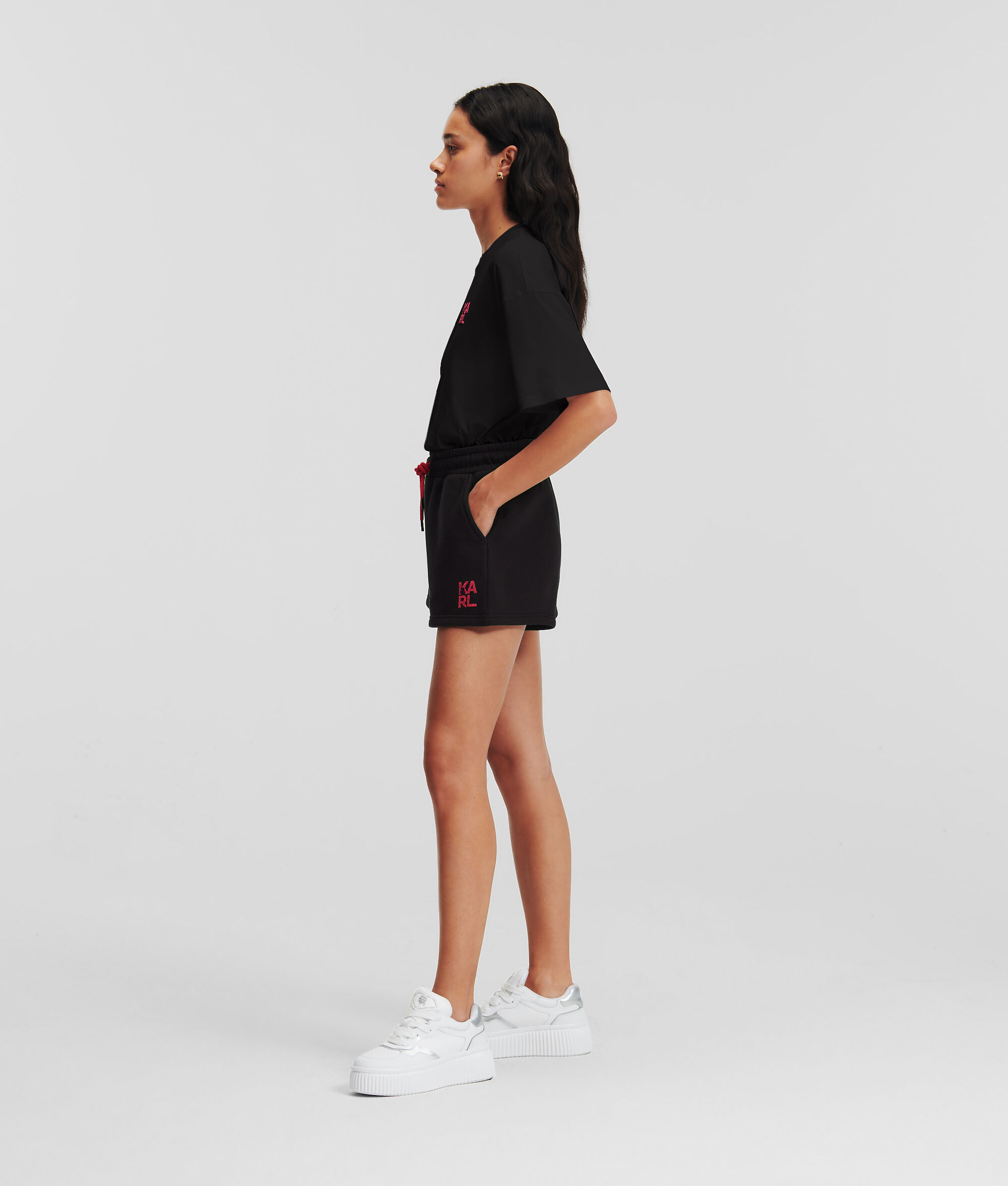 T-SHIRT ATHLEISURE À LOGO KARL