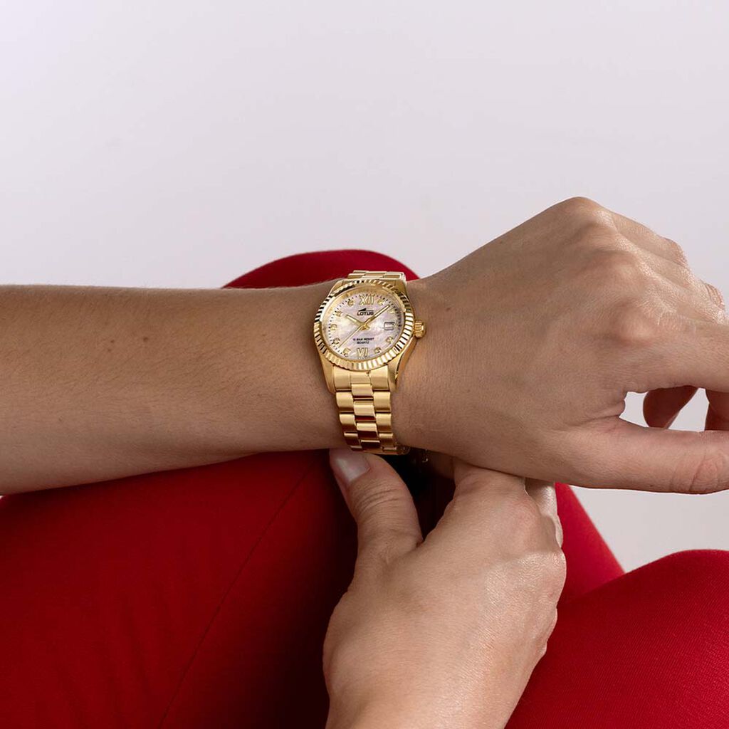 Montre Lotus Freedom Collection Nacre Blanche